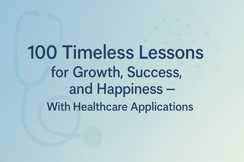 100 Timeless Lessons for Growth, Success, and Happiness — With Healthcare Applications 1 100 Timeless Lessons