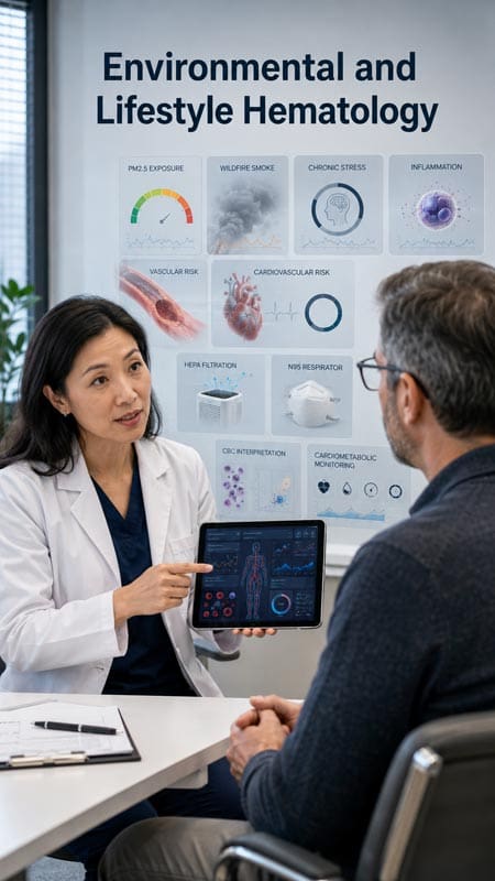 Environmental and Lifestyle Hematology: How Air Pollution and Chronic Stress Influence Hematopoiesis, Inflammation, and Vascular Risk 3 Lifestyle Hematology