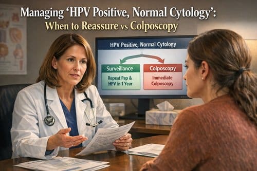 Managing 'HPV Positive, Normal Cytology': When to Reassure vs Colposcopy 7 Hpv