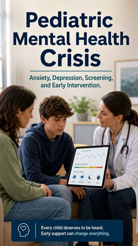 Pediatric Mental Health Crisis: Navigating the Surge in Anxiety and Depression 3 Pediatric Mental Health