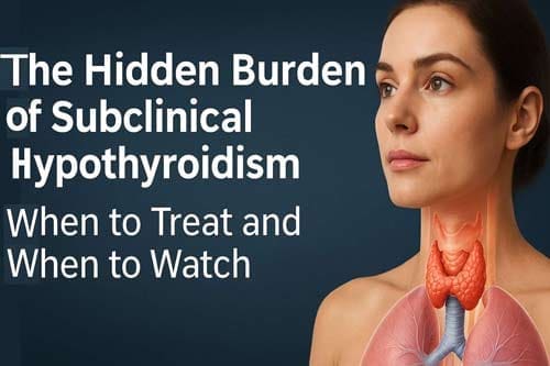 The Hidden Burden of Subclinical Hypothyroidism: When to Treat and When to Watch 6 Subclinical Hypothyroidism