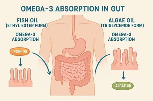 Ish Oil And Algae-Based Omega-3 Supplements