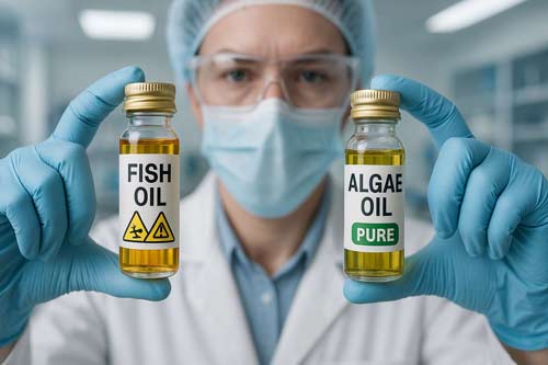 Ish Oil And Algae-Based Omega-3 Supplements