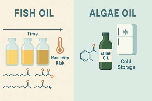 Ish Oil And Algae-Based Omega-3 Supplements